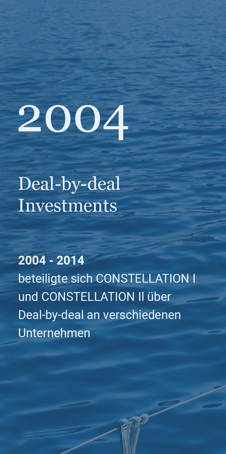 2004 Deal-by-deal Investments